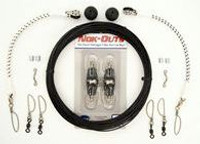 Rupp Marine Black Mono Single Rigging Kit w/ KLICKER Releases - Pair Rupp Marine Black Mono Single Rigging Kit w/ KLICKER Releases - Pair