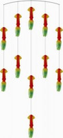 Squidnation Mauler Spreader Bar w/ Squid 7in Rasta Squidnation Mauler Spreader Bar w/ Squid 7in Rasta