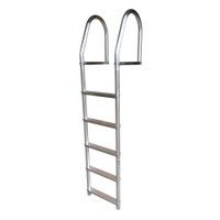 Dock Edge Fixed Eco - Weld Free Aluminum 5-Step Dock Ladder Dock Edge Fixed Eco - Weld Free Aluminum 5-Step Dock Ladder