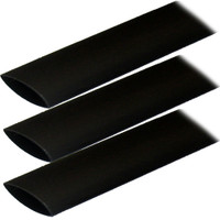 Ancor Adhesive Lined Heat Shrink Tubing (ALT) - 1" x 12" - 3-Pack - Black Ancor Adhesive Lined Heat Shrink Tubing (ALT) - 1" x 12" - 3-Pack - Black