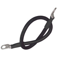 Ancor Battery Cable Assembly, 2 AWG (34mm) Wire, 5\/16" (7.93mm) Stud, Black - 18" (45.7cm) Ancor Battery Cable Assembly, 2 AWG (34mm) Wire, 5\/16" (7.93mm) Stud, Black - 18" (45.7cm)