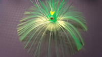 Bloody Pt Baits Chomper 7oz Chart Hair/Green Head Bloody Pt Baits Chomper 7oz Chart Hair/Green Head