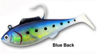 Tsunami Holographic Heavy Swim Shad 5" 2 pack Blue Back Tsunami Holographic Heavy Swim Shad 5" 2 pack Blue Back