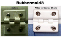 Cooler Shield Replacement Hinge for Rubbermaid Coolers - 4 Pack