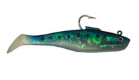 Tsunami Holographic Swim Shad 6" 4 pack Blue Back Tsunami Holographic Swim Shad 6" 4 pack Blue Back