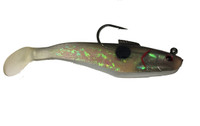 Tsunami Holographic Swim Shad 5" 3 pack Black Back Tsunami Holographic Swim Shad 5" 3 pack Black Back