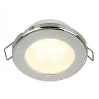 Hella Marine EuroLED 75 3" Round Spring Mount Down Light - Warm White LED - Stainless Steel Rim - 12V Hella Marine EuroLED 75 3" Round Spring Mount Down Light - Warm White LED - Stainless Steel Rim - 12V