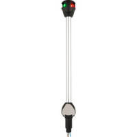 Attwood LightArmor Bi-Color Navigation Pole Light w\/Task Light - Straight - 10" Attwood LightArmor Bi-Color Navigation Pole Light w\/Task Light - Straight - 10"