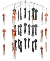 Hottest artificial dredge to hit the deep blue in years. This 6 arm 36 inch colored squid dredge will light up the ocean and draw the billfish into your spread. If billfishing is your thing then don't leave the dock without this hot squid dredge filled with 9 inch colored squids. Each squid is loaded with a hand painted 2 oz egg sinker. All arms are terminated with a swivel for easy breakdown and stowed in a 48x 14inch Squidnation mesh bag. Hottest artificial dredge to hit the deep blue in years. This 6 arm 36 inch colored squid dredge will light up the ocean and draw the billfish into your spread. If billfishing is your thing then don't leave the dock without this hot squid dredge filled with 9 inch colored squids. Each squid is loaded with a hand painted 2 oz egg sinker. All arms are terminated with a swivel for easy breakdown and stowed in a 48x 14inch Squidnation mesh bag.