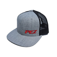 Pez Flatbill Hat - Side2 Logo - Heather/Black