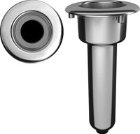 Mate Series Elite Rod Holder Round Top Screwless w/ Drain Angle: 0 degrees 