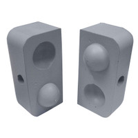 Dock Edge Dockap Premium Foam Profile Large 2" Cap - Putty Grey Dock Edge Dockap Premium Foam Profile Large 2" Cap - Putty Grey
