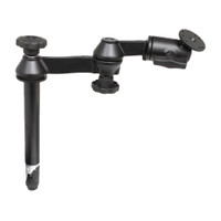 RAM Mount Double Swing Arm w\/8" Male and No Female Tele-Pole RAM Mount Double Swing Arm w\/8" Male and No Female Tele-Pole