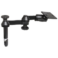 RAM Mount Double Swing Arm w\/4" Male & No Female Tele-Pole - VESA Plate RAM Mount Double Swing Arm w\/4" Male & No Female Tele-Pole - VESA Plate