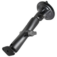 RAM Mount Twist Lock Suction Cup Mount w\/Long Double Socket Arm RAM Mount Twist Lock Suction Cup Mount w\/Long Double Socket Arm