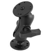 RAM Mount 1.5" Ball Mount w\/Short Double Socket Arm & 2\/2.5" Round Bases RAM Mount 1.5" Ball Mount w\/Short Double Socket Arm & 2\/2.5" Round Bases