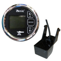 Faria 2" Dual Depth Sounder w\/Air  Water Temp Transom Mount Transducer - Chesapeake SS Black