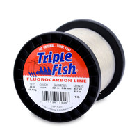 Triple Fish Fluorocarbon Bulk 1 Lb Spool 40lb Triple Fish Fluorocarbon Bulk 1 Lb Spool 40lb