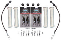 Rupp Double Rigging Kit w/Nok-Outs - White Nylon Rupp Double Rigging Kit w/Nok-Outs - White Nylon