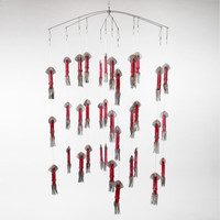 Strike Point Tackle 36" Multi-Color Squid Dredge - Clear Red Black