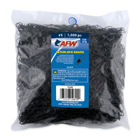 AFW Interlock Snaps Black No. 5 - 55# 1000 Pack