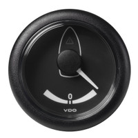 VDO Marine 2-1\/16" (52MM) ViewLine Rudder Angle Gauge 40 STB\/Port - 8-32V - Black Dial  Bezel