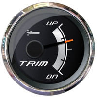Faria Platinum 2" Trim Gauge f\/Mercury, Mariner, Mercruiser, Volvo DP, Yamaha 2001  Newer