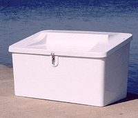 Betterway Dock Box - Seat-Top 500ST - White