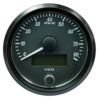 VDO SingleViu 80mm (3-1\/8") Tachometer - 8000 RPM VDO SingleViu 80mm (3-1\/8") Tachometer - 8000 RPM