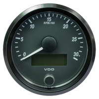 VDO SingleViu 80mm (3-1\/8") Tachometer - 3000 RPM VDO SingleViu 80mm (3-1\/8") Tachometer - 3000 RPM