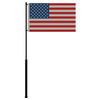 Mate Series Flag Pole - 72" w\/USA Flag Mate Series Flag Pole - 72" w\/USA Flag