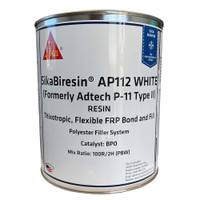 Sika SikaBiresin AP112 White Gallon BPO Hardener Required Sika SikaBiresin AP112 White Gallon BPO Hardener Required