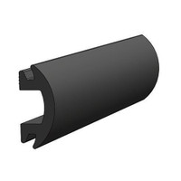 TACO 70 Flexible Black Rub Rail Insert 1-3\/16" x 1\/2" TACO 70 Flexible Black Rub Rail Insert 1-3\/16" x 1\/2"