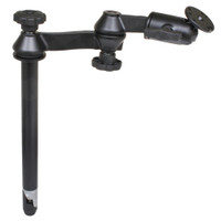 RAM Mount RAM 12" Upper Pole with Double Swing Arms Round Plate RAM Mount RAM 12" Upper Pole with Double Swing Arms Round Plate