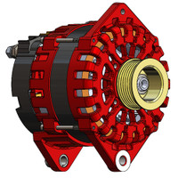 Balmar Alternator 250 AMP 12V 3.15" Dual Foot Saddle K6 Pulley Balmar Alternator 250 AMP 12V 3.15" Dual Foot Saddle K6 Pulley