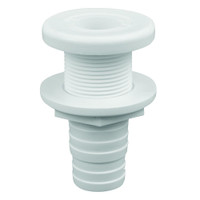 Attwood White Plastic Thru-Hull Fitting - 1-1\/8" Inner Diameter Attwood White Plastic Thru-Hull Fitting - 1-1\/8" Inner Diameter