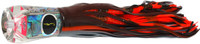 Black Bart Cairns Prowler Marlin Lure - Petrolero/Orange Dot