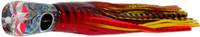 Black Bart Cairns Prowler Marlin Lure - Red Tiger/Yellow Tiger