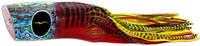 Black Bart Zulu Marlin Lure - Red Black Tiger/Yellow Black Tiger