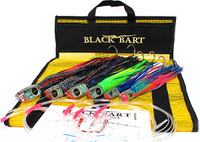 Black Bart Pelagic Pounder Rigged Lure Pack - Double Hooks, Fluoro Leader Black Bart Pelagic Pounder Rigged Lure Pack - Double Hooks, Fluoro Leader