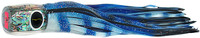 Black Bart Striper Candy Marlin Trolling Lure - Oceanic Blue/Purple-Blue-Black