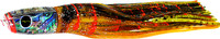 Black Bart Costa Rican Plunger Trolling Lure - Brown-Gold Orange/Gold Dot