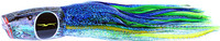 Black Bart Big Rock Plunger Marlin Lure- Blue-Yellow/Green Chartreuse