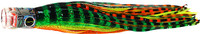 Black Bart El Squid Jr Trolling Lure - Green Orange Tiger/Orange Yellow Tiger Black Bart El Squid Jr Trolling Lure - Green Orange Tiger/Orange Yellow Tiger