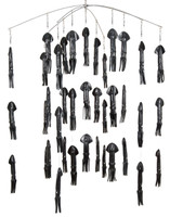 Squidnation Dredge 6-Arm 9" Squid - Black Squidnation Dredge 6-Arm 9" Squid - Black