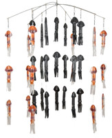 Squidnation Dredge 6-Arm 9" Squid - Black/Natural Squidnation Dredge 6-Arm 9" Squid - Black/Natural