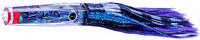 Black Bart Rum Cay Candy Wahoo Lure - Black Purple Split/Purple Fleck Black Bart Rum Cay Candy Wahoo Lure - Black Purple Split/Purple Fleck