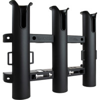 Sea-Dog Triple Threat Three Pole Rod Holder - Black Sea-Dog Triple Threat Three Pole Rod Holder - Black