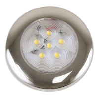 Scandvik B3 Downlight Surface Mount - Cool White - SS Trim - IP67 - 12\/24V Scandvik B3 Downlight Surface Mount - Cool White - SS Trim - IP67 - 12\/24V