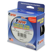 American Fishing Wire SS Trolling Wire 600ft Spool Test: 50 (2 connected spools) American Fishing Wire SS Trolling Wire 600ft Spool Test: 50 (2 connected spools)